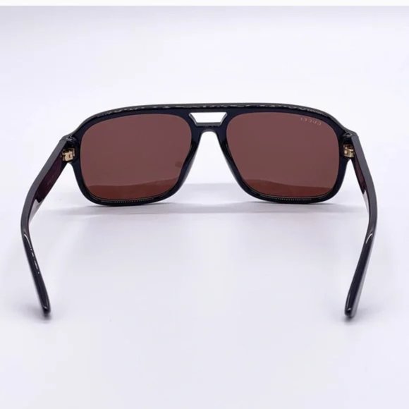 NEW GUCCI GU1342S 005 UNISEX SUNGLASSES BROWN GUCCI - Picture 5 of 6